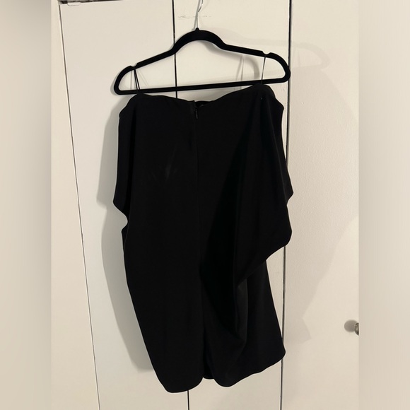 BALENCIAGA Off-The-Shoulder Mini Dress Size: S | US4, FR36 | Black - Picture 4 of 6